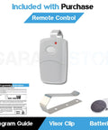 Multicode 3089 308911 Garage Door Opener Remote Compatible With 300MHz Gate Opener Systems 1090 1099 Series and accessories