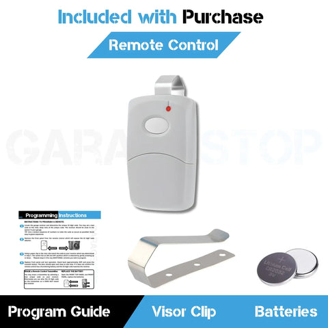 Multicode 3089 308911 Garage Door Opener Remote Compatible With 300MHz Gate Opener Systems 1090 1099 Series and accessories