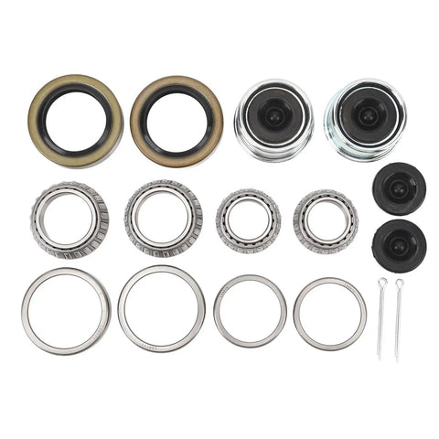 Trailer Bearing Kit For 1-1/16in To 1-3/8in Axles 3500lb 84 Spindle 2 Set L68149 L44649 Inner Bearings With Outer Races