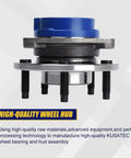 Front Wheel Bearing And Hub Assembly Direct Fit 5 Lug Bolts No ABS 513203 for Buick models, showing front view
