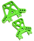 Aluminum Front And Rear Shock Towers For 1 By 18 Traxxas LaTrax Teton Desert Prerunner SST Beefed Up Upgrade Parts 6061 T6 Anodized Green