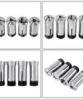 18 Piece 5C Collet Set 1/16 To 1/8 Inch With.0006 TIR Pro Grade Alloy Steel For CNC Milling Machines And Lathes Tool And Workpiece Clamping Kit With Durable Repeatable Hold, 5C collets shown