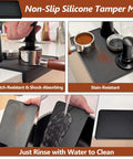 7 Piece 51mm Espresso Accessories Kit With Spring Loaded Calibrated Tamper WDT Tool Dosing Funnel 75ml Dosing Cup Detail