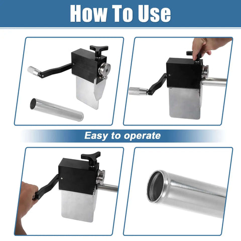 How to use Bead Roller Tool Five Eighths Inch Tubing Beader For Intake And Intercooler Piping with manual operation steps
