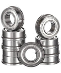 HiPicco FR166ZZ miniature ball bearings set, chrome steel, shielded, 3/16 ID x 3/8 OD x 1/8 width, 10 pcs