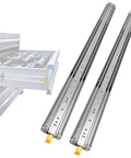 Heavy Duty Drawer Slides With 500 Lb Capacity 80 Inch Locking Full Extension Ball Bearing Slides For RV Truck Tool Box Industrial Storage