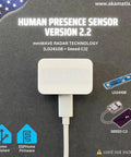 Human Presence Sensor V2.2 For Home Assistant With MmWave Radar Motion Detection, Adjustable Sensitivity, Sensor Only White