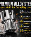 All In One Pipe Threading Kit For PVC 1/2 Inch 3/4 Inch And 1 Inch Pipes Built Tough Alloy Steel Dies Electric Drill Compatible DIY