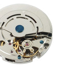 Automatic GMT Watch Movement With Four Hands And 24 Hour Dial Date Disc Replacement for 2813 and 3804 movements, silver metal