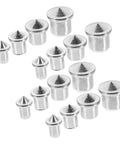Pro Grade Dowel Pin Set For Woodworking Assorted 6mm 8mm 10mm 12mm Pins With Center Locator Kit And Transfer Plugs For Quick Strong Joints And Precise Board Alignment, metal dowel centers set