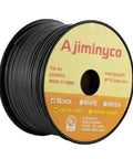 500 Foot SPT-1 Zip Cord Extension Wire 18 AWG 2 Conductor UL Listed Indoor Outdoor Black spool