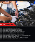 Front Upper Control Arm With Ball Joint K80942 For GMC Sierra 1500 99-06 4WD AWD Yukon 99-06 And Yukon XL 00-06 Plus 2 Sway Bar Links And 4 Tie Rods In A 13Pc Suspension Kit vehicle fitment chart