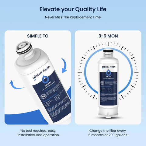 Premium Refrigerator Water Filter Replacement For Da97 17376B HAF QIN And HAF QIN EXP Compatible With RF23M8070SG RF23M8070SR RF23M8090SG RF23M8090SR RF23M8570SR RF23M8590SG Six Month Filter Life For Clean Ice And Fresh Water Taste