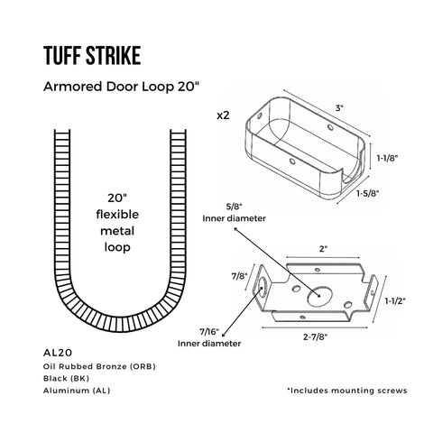 Diagram of Power Transfer Kit For Electrified Exit Doors 20 Inch Alarmed Door Security Wire Conduit In Oil Rubbed Bronze