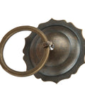 Antique Brass Cabinet Knob With U Shaped Needle Mounting Kit for doors, drawers, wardrobes, featuring a vintage pull handle design.