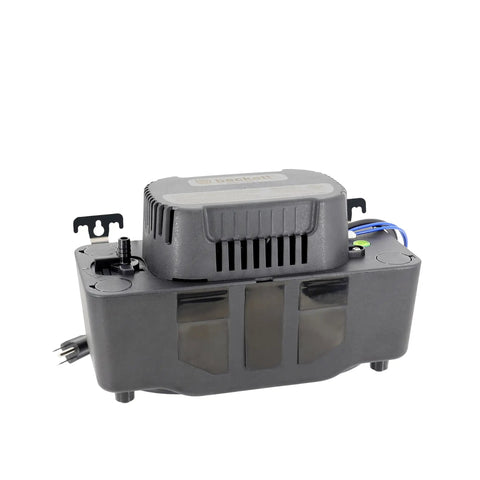 BK171UL Condensate Pump With Safety Switch For HVAC Systems 115V 17 Ft Lift 112 GPH Auto On Off, durable black design
