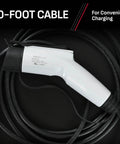 Go-To Portable Level 1 EV Charger For Home And On The Go 12 Amp At 120 Volt NEMA 5 15P Plug Indoor Outdoor Use J1772 Connector 20 Foot Cable SEV1670 Ships Fast, charging plug and 20-foot cable.