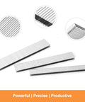 18 Gauge Narrow Crown Staples Set For Nail Guns Heavy Duty Assorted One Half Inch Three Quarter Inch One Inch Sizes 1200 Pack Fits Most 18 Gauge Pneumatic And Electric Staplers