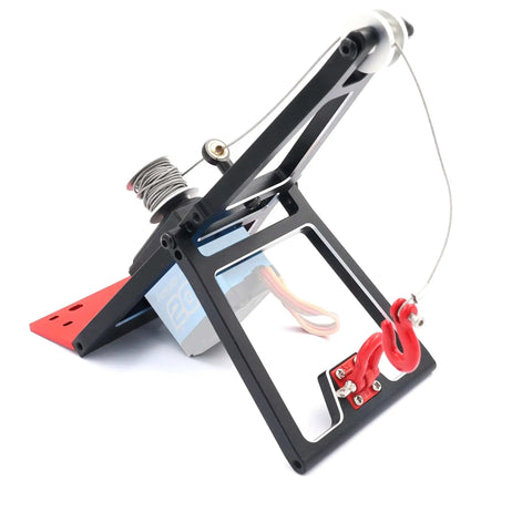 RC Winch Double Stent Rescue Set For 1 To 10 Scale RC Crawlers And Trailers With Servo Winch Tow Crane Arm Wrecker Kit