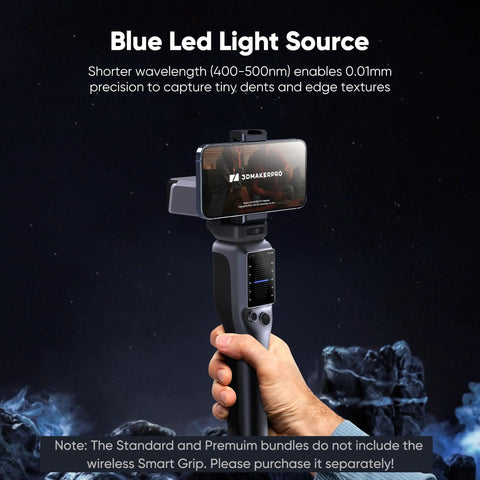 Compact Portable 3D Scanner With Blue LED And Dead Accurate 0.02mm Precision For Flawless Model Reconstruction And No Sweat High Speed 3D Printing Solutions Premium Grade