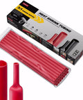 Red Heat Shrink Tubing 3 to 1 Ratio 9.5mm 20ft Dual Wall With Adhesive Liner Marine Grade Waterproof Oil Proof Wear Resistant
