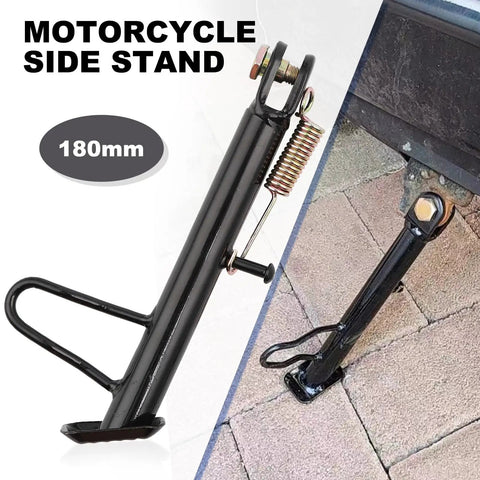 Motorcycle Kickstand For Dirt Bike Sidestand Made From Heavy Iron With Anti Oxidation Coating Includes Spring And Hardware