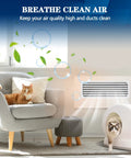 Living room with a vent, featuring Cut-To-Fit Air Vent Filters 20-Inch By 90-Inch with Electrostatic Triple-Layer Filtration.