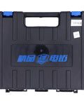 12V Cordless Drill Driver Boasting Hella Torque Up To 52 Newton Meters Quick Change Chuck carrying case, sturdy black design.