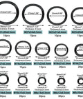 290 Piece Pack Black Manganese Steel Wave Spring Washers Set M5 Through M31 For Electrical Connections In Home And Commercial Appliances Durable Ready To Use Kit For Pros And DIYers, assorted sizes