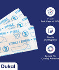 Sheer Strips Adhesive Bandages 1 By 3 Inch, Bulk Case Of 1500, Sterile And Breathable packaging and features.