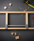 FytStycale Heavy Duty Adjustable Angle Corner Clamp For Carpentry Framing Jig, 16 To 24 Inches, positioned on wood frame.