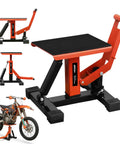 Heavy-Duty Dirt Bike Stand With 1200 Lbs Hydraulic Lift, Safety Lock, And Foot Pedal Operation For Easy Maintenance And Repair Of Motorcycles, Sturdy Motorcycle Lift Jack For Home Garage And Shop