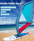 4.2 Sq M Inflatable Surfing Wing for Windsurf Foil Sailing on beach, Oxford cloth and PVC build, wind sail unfolded on sand