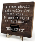 Cozy Rustic Coffee Bar Sign Plaque For Coffee Station And Kitchen Or Farmhouse Decor With Wooden Java Sign And Retro Stand