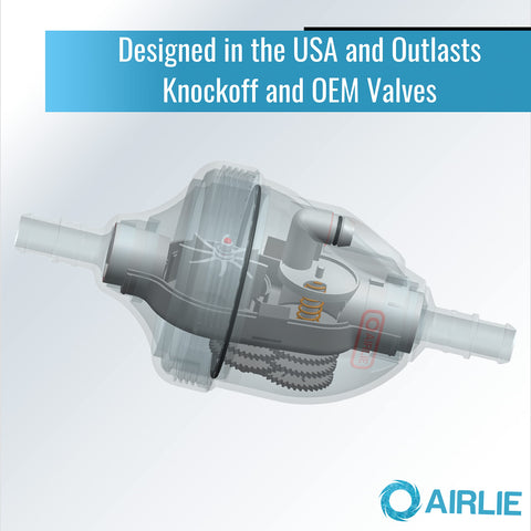 Diagram of G52 Backup Valve Replacement Kit for Polaris Pool Cleaners 180 280 380 480 showing internal parts and USA design