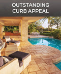 1 Gal Stone Plus Gloss Clear Acrylic Sealer For Indoor And Outdoor Use enhancing patio stone color near poolside view
