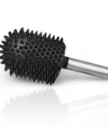 Extreme Coarse Ball Nose Rotary Burr For 1/4 Inch Shaft, Tungsten Carbide Wood Rasp Bit For Drills, close-up view