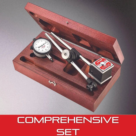Magnetic Base With Upright Post Assembly And AGD Dial Indicator Inch Reading For Pros And DIYers From The Field Built For Precision Set