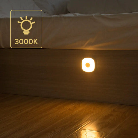Stick Anywhere Warm Nightlight With Motion Sensor, Ultra Bright LED Night Light For Hallways, Bedrooms And Kitchens, Battery Powered Cabinet Light, Tap Closet Wall Light, 1 Pack No Battery Included, Auto On At 13 Ft, 100 Degrees, Auto Off 15 Seconds