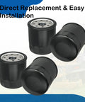 Four Pack 52114 Transmission Filter Replacement for Ferris IS600Z and Wide Brand Compatibility with Ariens Bad Boy Bush Hog Exmark