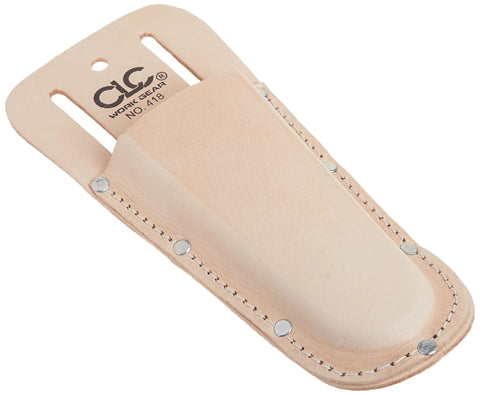 Heavy Duty Pliers Tool Holder Belt Pouch Closed End Leather Case Tan Molded Leather Retains Shape Fits Belts Up To Two And A Quarter Inches Great For Pliers Snips And Pruning Shears