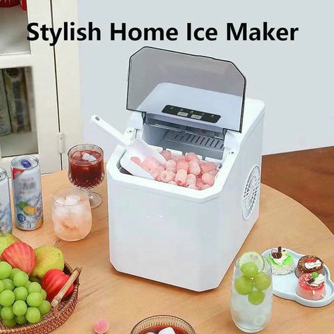 Snap This Ultra Fast Countertop Ice Maker Onto Any Shelf And Pull Out Chilled Bullet Cubes In Minutes Using The Bonus Basket Plus The Grippy Scoop Straight Up Amazing For Tailgate Season Campout Nights And Lazy Summer Evenings Around The Fire Pit.