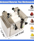Heavy Duty 110V Triple Roll Mill Grinder With Zirconia Ceramic Rolls And Stainless Steel Tray for precise ink and coatings processing.