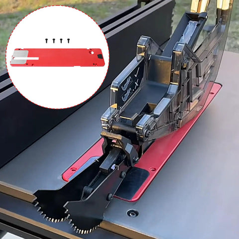 Zero Clearance Table Saw Insert Plate With Adjustable Height For A Flush Surface And Tight Cuts No Gap Dado Throat Plate Upgrade Fits TS6307-00 Table Saws