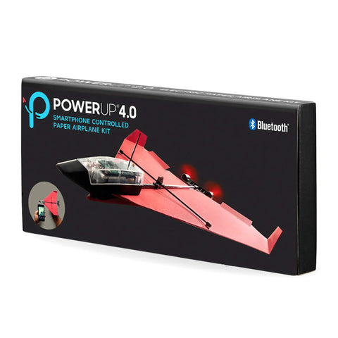 Box of Next Gen Smartphone Controlled Paper Airplane Kit With Autopilot And Gyro Stabilizer RC Flight For Hobbyists And Tinkerers
