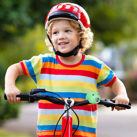 2 In 1 Kids Bike Lights And Horn For Night Riding Rechargeable Headlight And Tail Light Set With 500 Lumens And 5 Sounds At 90 To 120 dB, 3 Lighting Modes, Totally Kid Friendly And Fun, Cute Bike Accessory For Boys Girls Adults Women