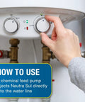 Hand adjusting control valve for Neutra Sul Professional Grade Water Purification Oxidizer 1 Gallon Bottle 4 Pack Odor Busting And Impurity Eliminator With Stabilized Formula A Smarter Hydrogen Peroxide Alternative For Clean Fresh Water.