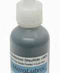 2 Oz Molybdenum Disulfide MoS2 Powder 1-2 Micron Dry Lubricant in bottle for metal and plastic parts, locks, doors, firearms use