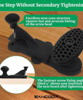 Hidden Fastener Installation Tool for Trex Hidden Fasteners and Composite Decking, Workhorse Deck Install Tool shown sideways on wood surface.