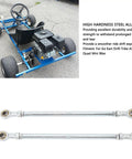 One Pair 295mm 8mm Steering Tie Rod Kit for Go Kart and ATV Racing Carts Beefy Racer Grade Heavy Duty Steel Alloy